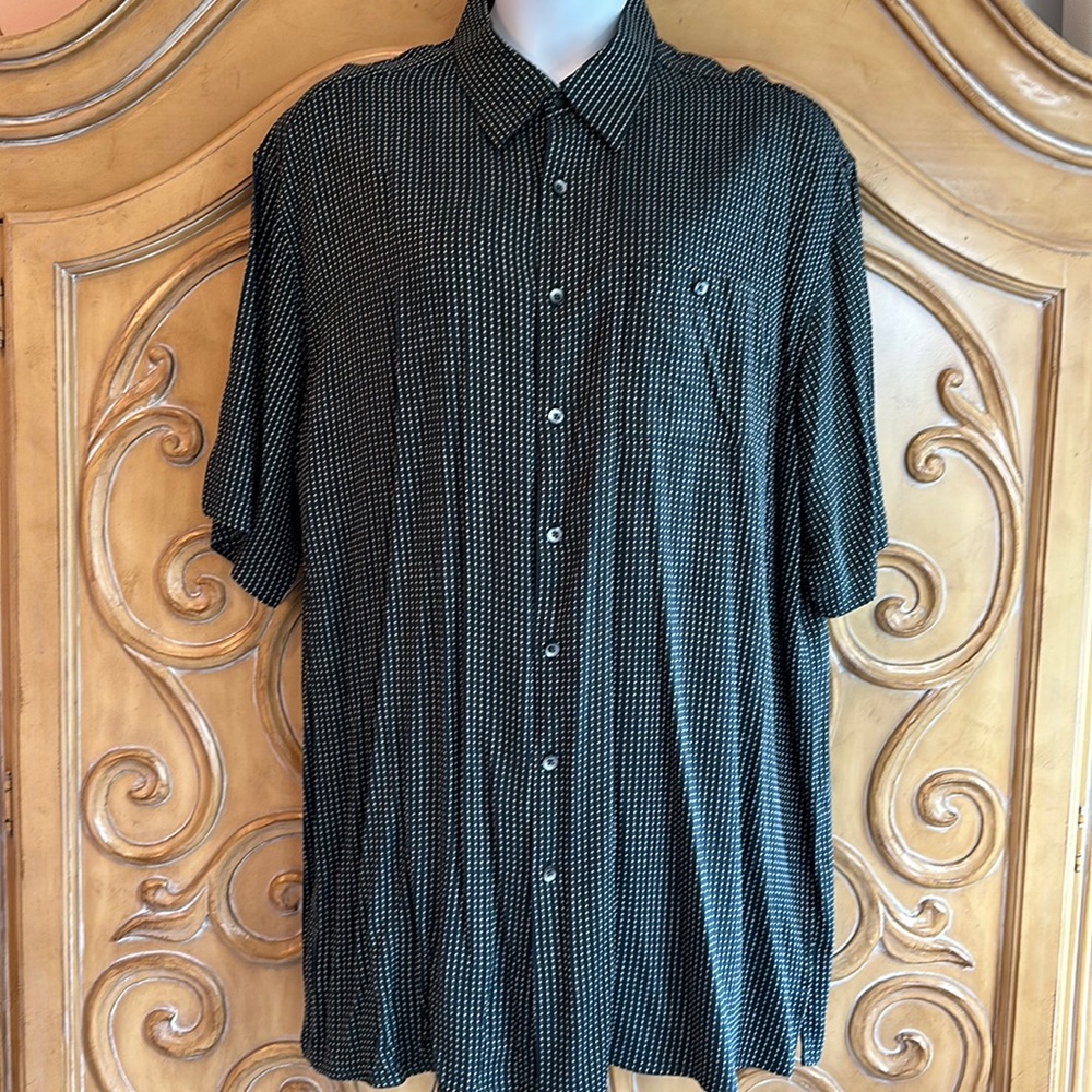 Axis Black Woven Button Down - image 1